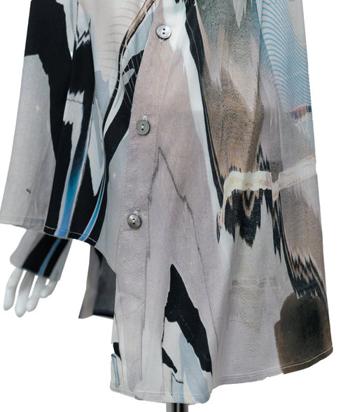 Flap Pocket Blouse